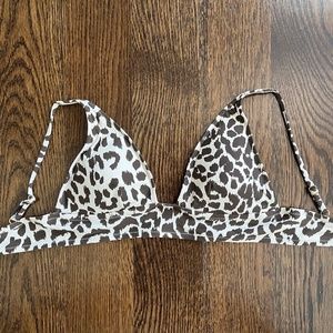 J.Crew leopard print bikini